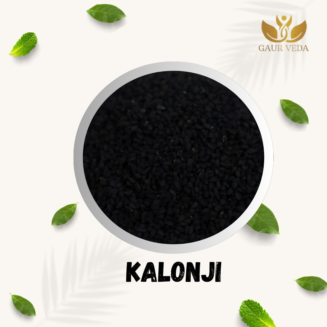 GAURVEDA Kalonji Seeds | Black Cumin Seeds | Nigella Seeds | Rich in Antioxidants, Vitamins & Minerals | Immunity Booster | Fresh & Natural | 100 Grams