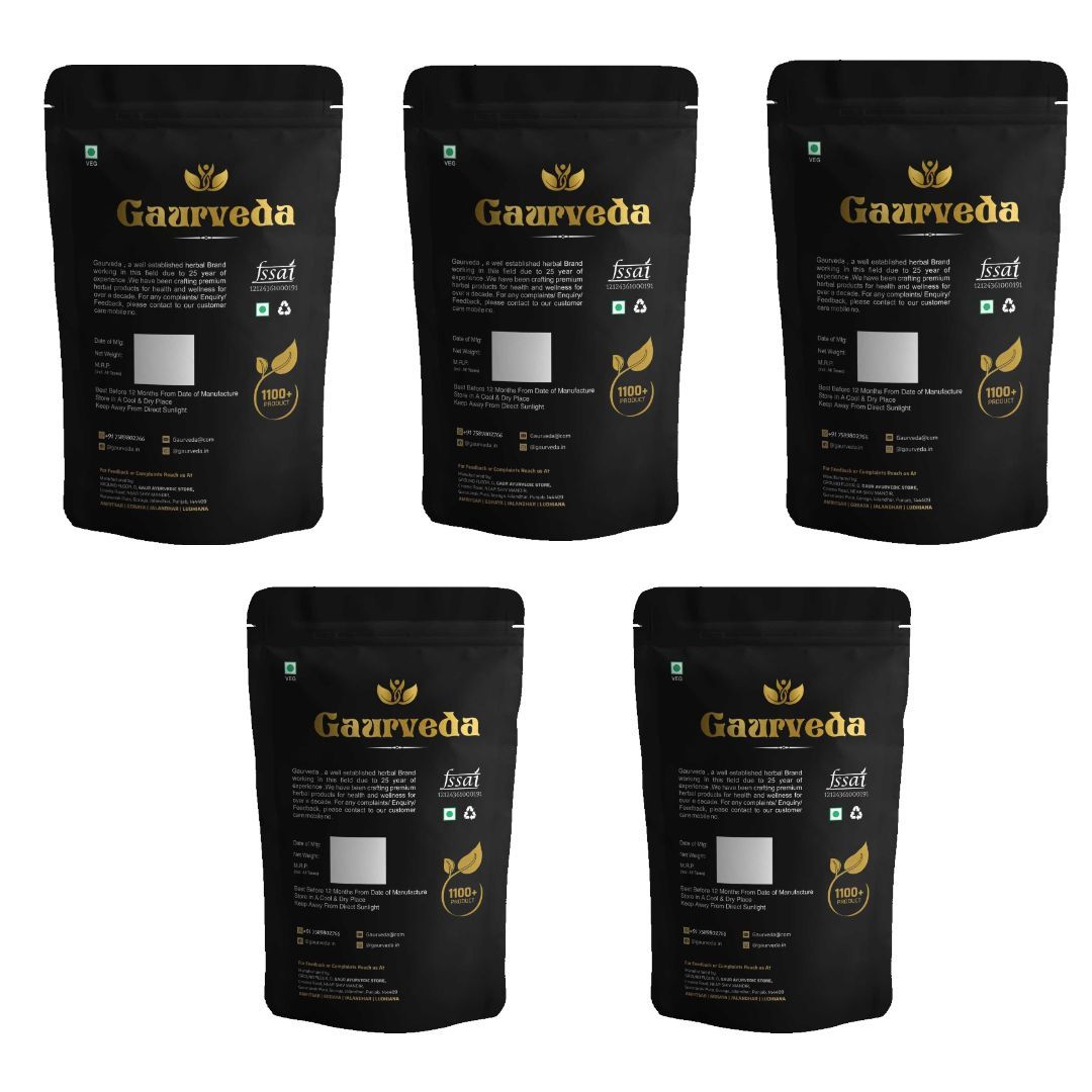 GAURVEDA Performance Booster Powder - Blend of Punja, Mishri, Kaunch, Gokhru, Ashwagandha, Musli Powder & More Herbs - Healthy Lifestyle - Natural (150)