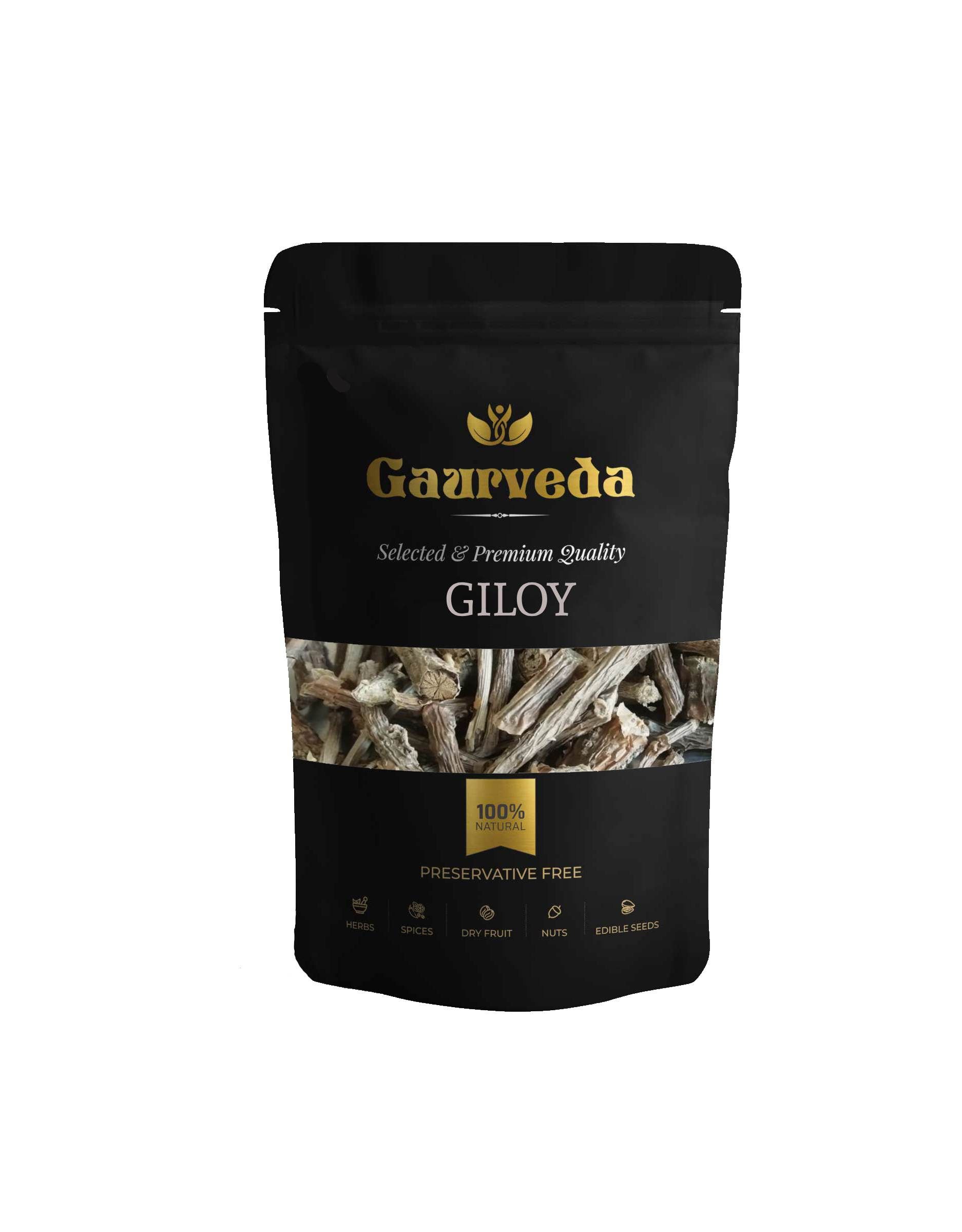 Gaurveda Giloy - Guduchi - Tinospora Cordifolia - Helps Boost Immunity & Promotes Good Health - Pure & Natural (900)