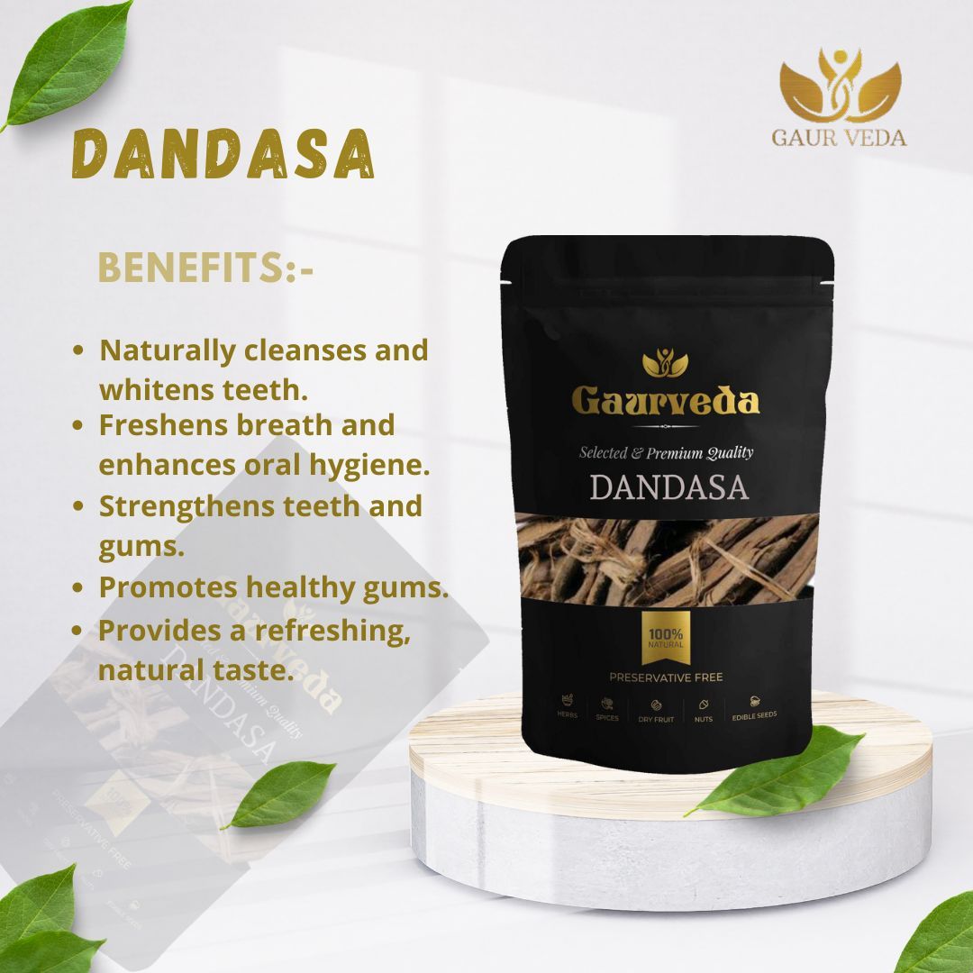 GAURVEDA Dandasa 100% Natural & Pure | Traditional Ayurvedic Herb/Seed/Powder | Supports Wellness & Daily Health | Ideal for Herbal Remedies, 100 Grams