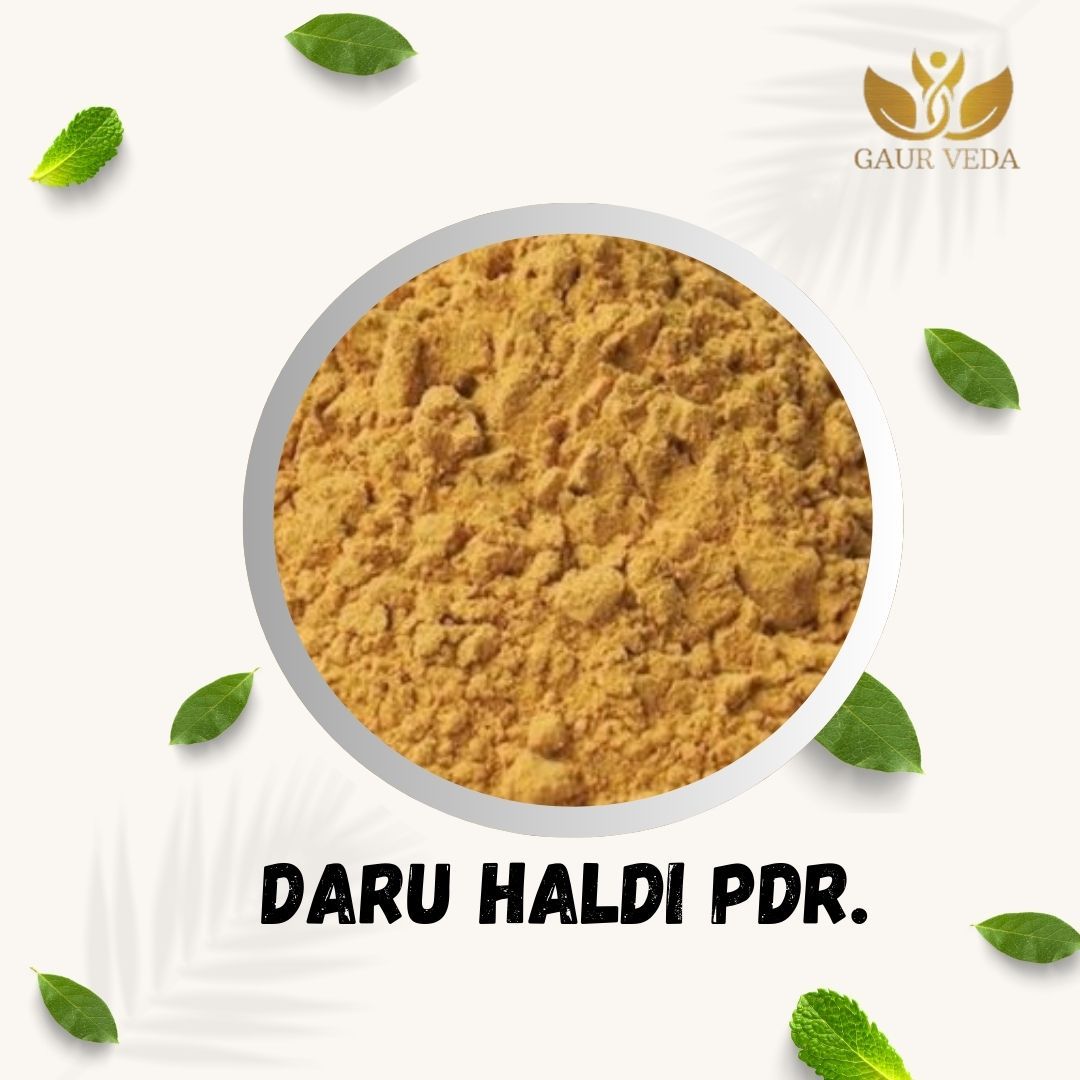 GAURVEDA Daru haldi Powder 100% Natural & Pure | Traditional Ayurvedic Herb/Seed/Powder | Supports Wellness & Daily Health | Ideal for Herbal Remedies, 200 Grams