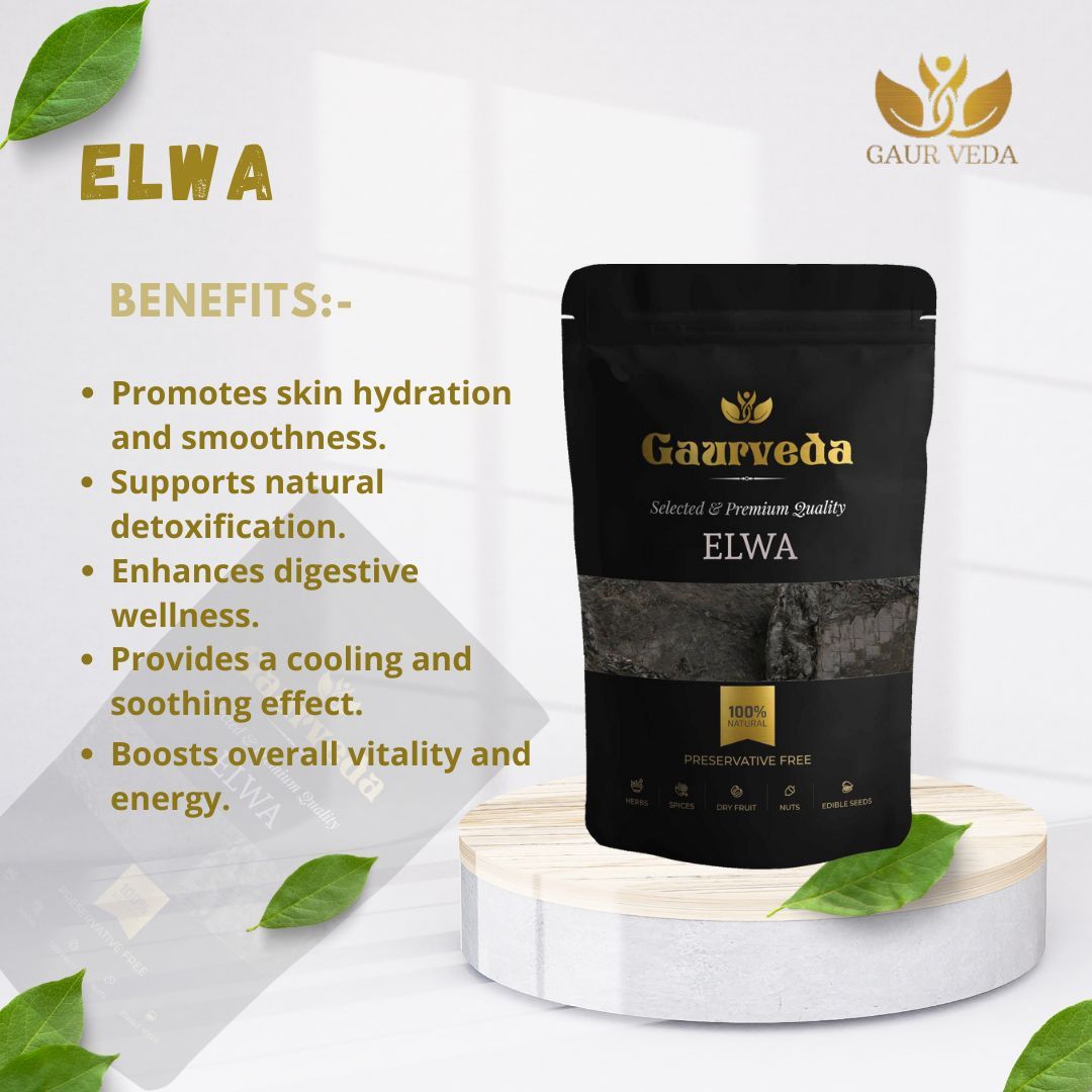 Gaurveda Elwa Asli Spl. - Alva - Aloe Barbadensis - Indian Aloes - Aloevera Gum (100 Grams)