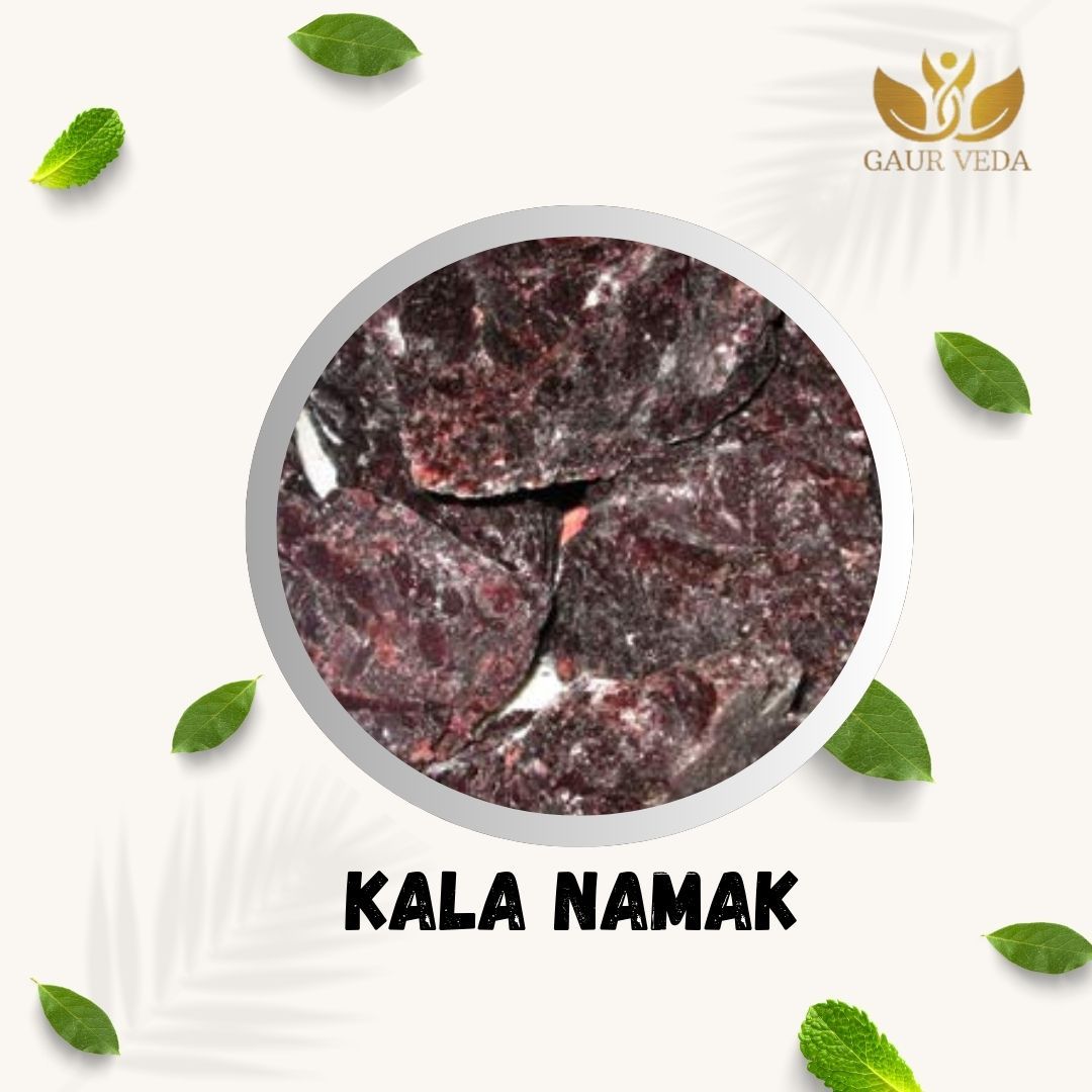 Gaurveda Kala Namak, Black Salt, Sabut (1 Kg)