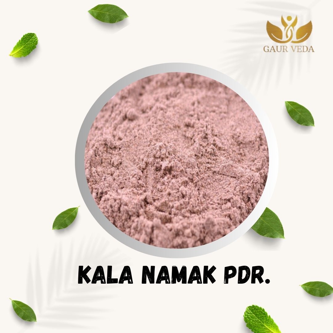 Gaurveda Kala Namak Powder - Black Salt Powder - Kala Namak Sabut Pdr. (1 Kg)