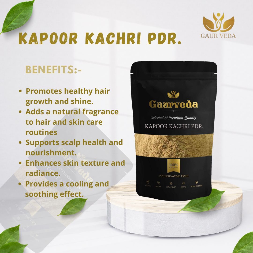 GAURVEDA Kapoor kachri Powder 100% Natural & Pure | Traditional Ayurvedic Herb/Seed/Powder | Supports Wellness & Daily Health | Ideal for Herbal Remedies, 100 Grams