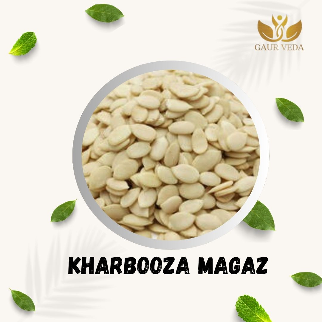 GAURVEDA Kharbooja Seeds (Muskmelon Seeds) - Nutrient-Rich, Healthy Snack | Sun-Dried & for Eating, Planting & Culinary Use | 100 Grams