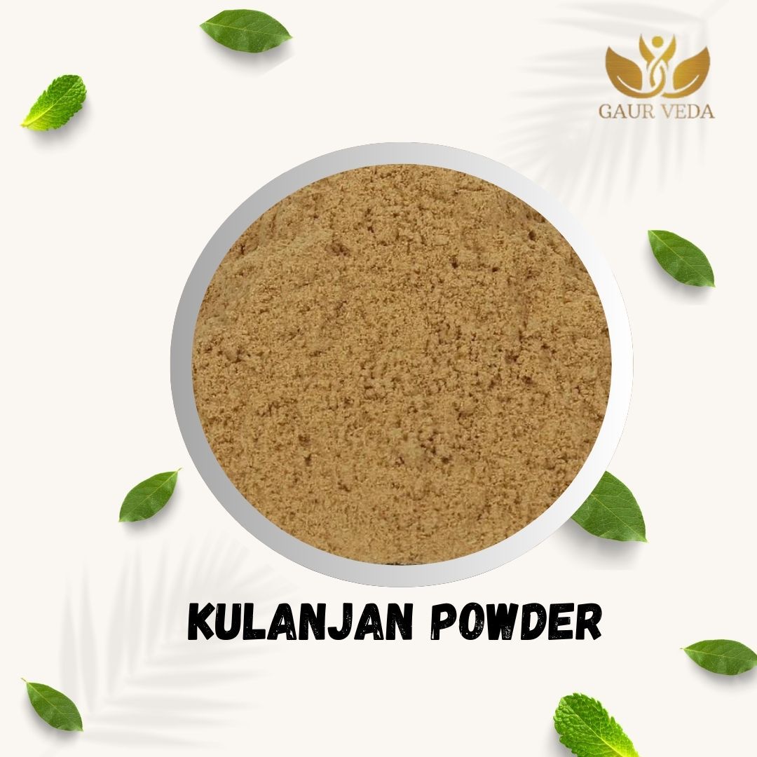 GAURVEDA Kulanjan Powder 100% Natural & Pure | Traditional Ayurvedic Herb/Seed/Powder | Supports Wellness & Daily Health | Ideal for Herbal Remedies, 200 Grams