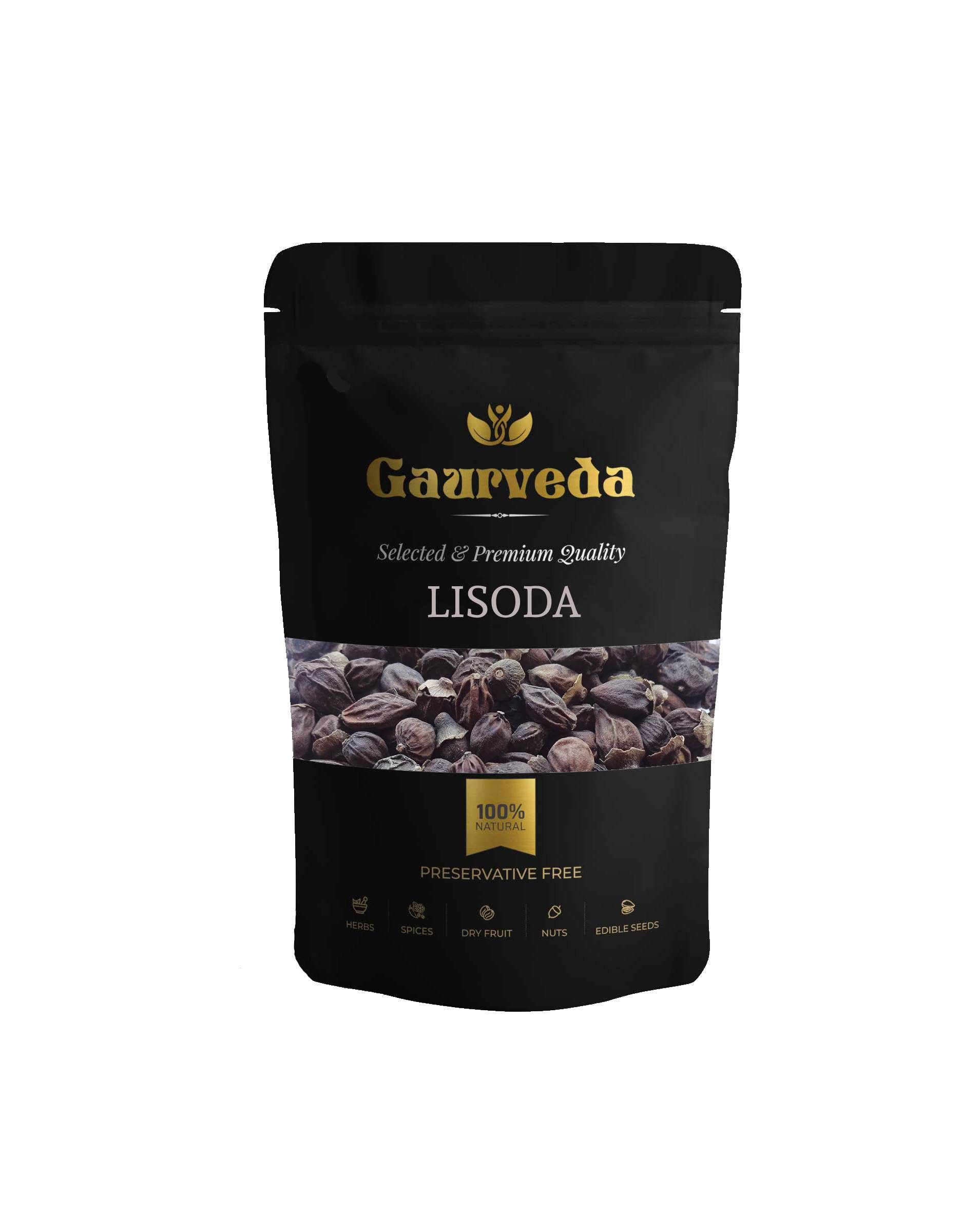 GAURVEDA Lisoda 100% Natural & Pure | Traditional Ayurvedic Herb/Seed/Powder | Supports Wellness & Daily Health | Ideal for Herbal Remedies, 200 Grams