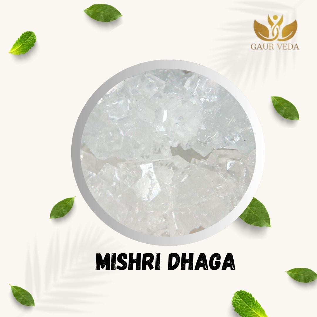 GAURVEDA Mishri dhaga 100% Natural & Pure | Traditional Ayurvedic Herb/Seed/Powder | Supports Wellness & Daily Health | Ideal for Herbal Remedies, 1000 Grams{122
