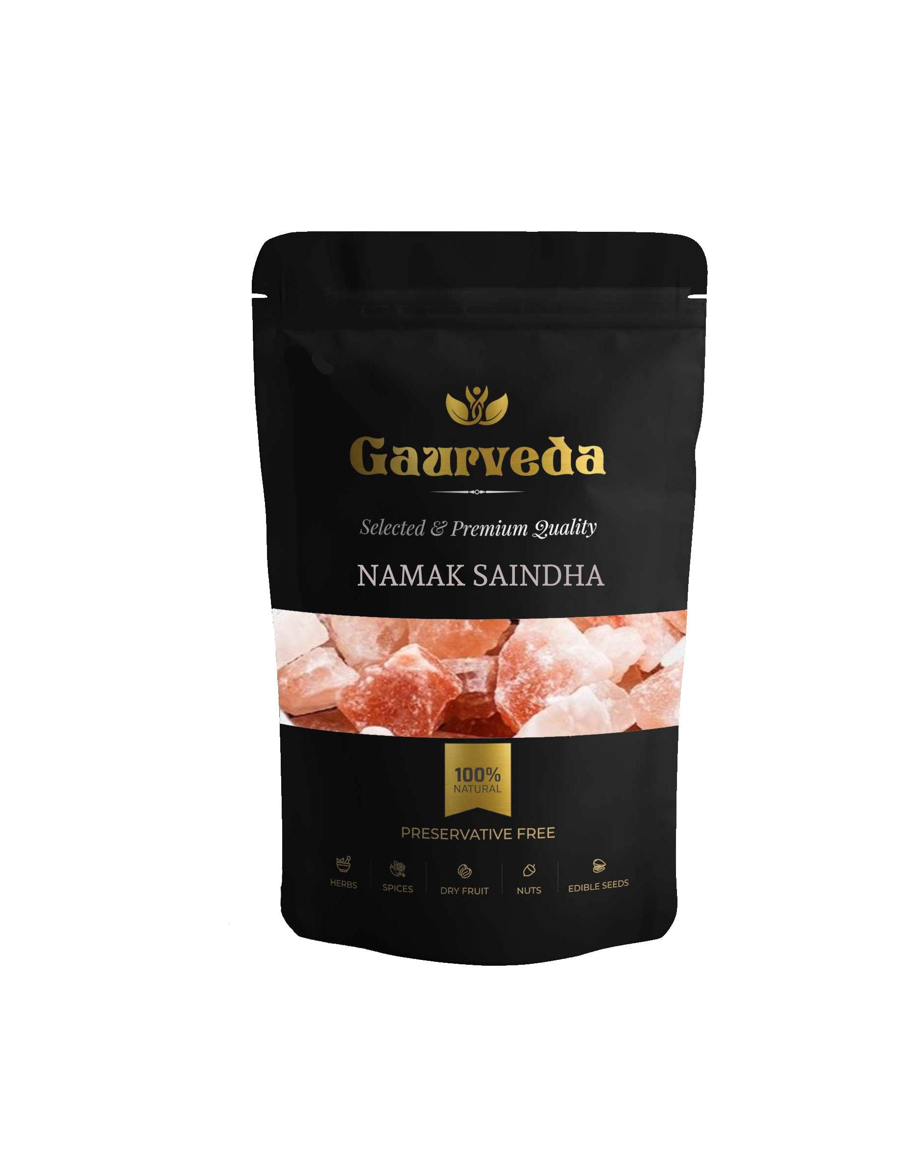 Gaurveda Namak Saindha - Sendha Namak - Rock Salt (1 Kg)