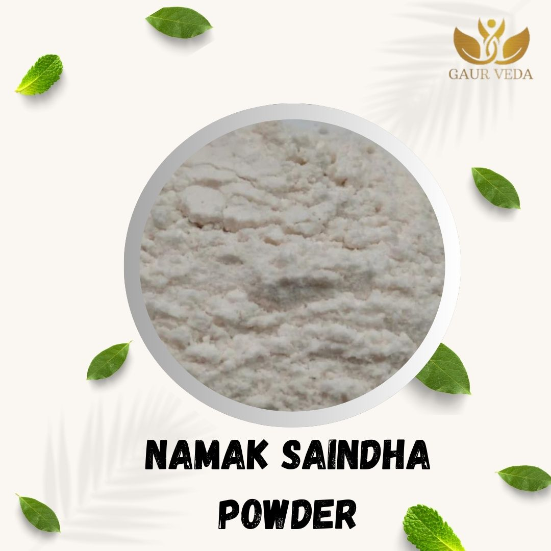 Gaurveda Namak Saindha Powder - Sendha Namak Powder - Rock Salt Powderr (1 Kg)