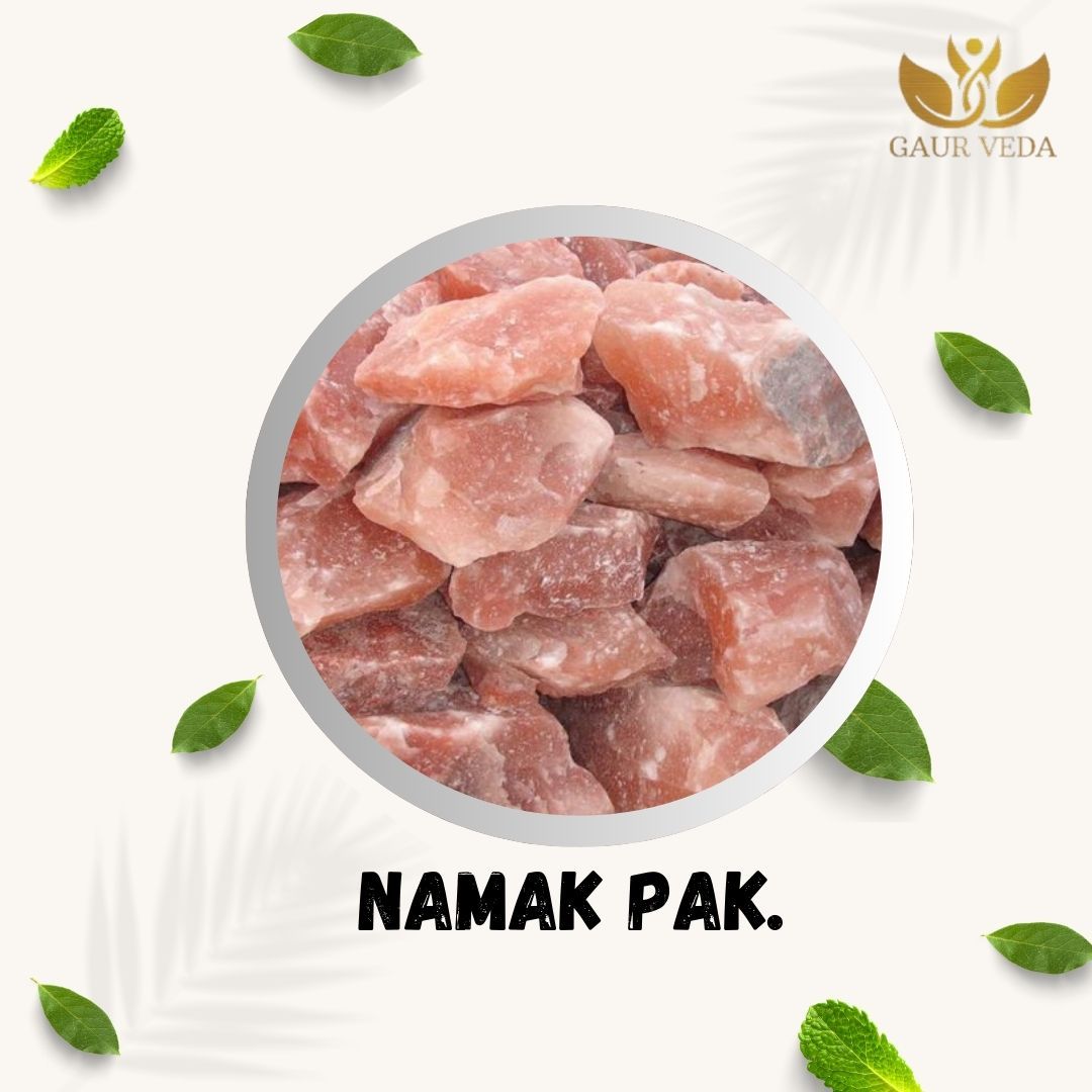 Gaurveda Pakistani Namak - Pink Salt Granules - Lahori Namak - Rock Salt (500 Grams)