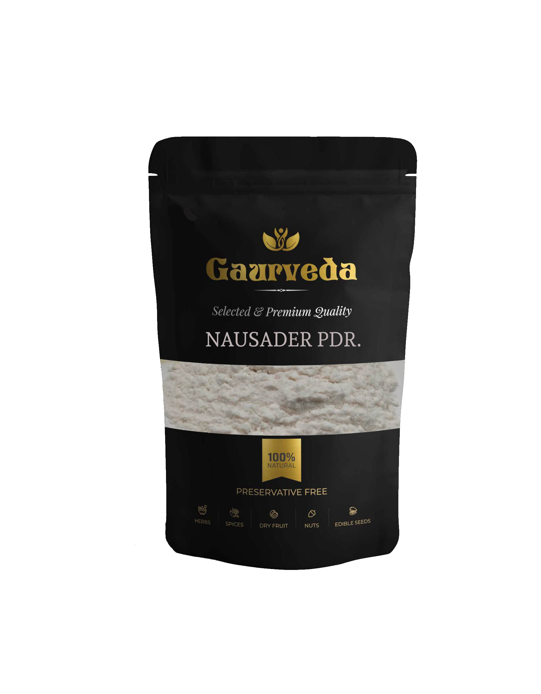 GAURVEDA Nausader Powder 100% Natural & Pure | Traditional Ayurvedic Herb/Seed/Powder | Supports Wellness & Daily Health | Ideal for Herbal Remedies, 1000 Grams{146