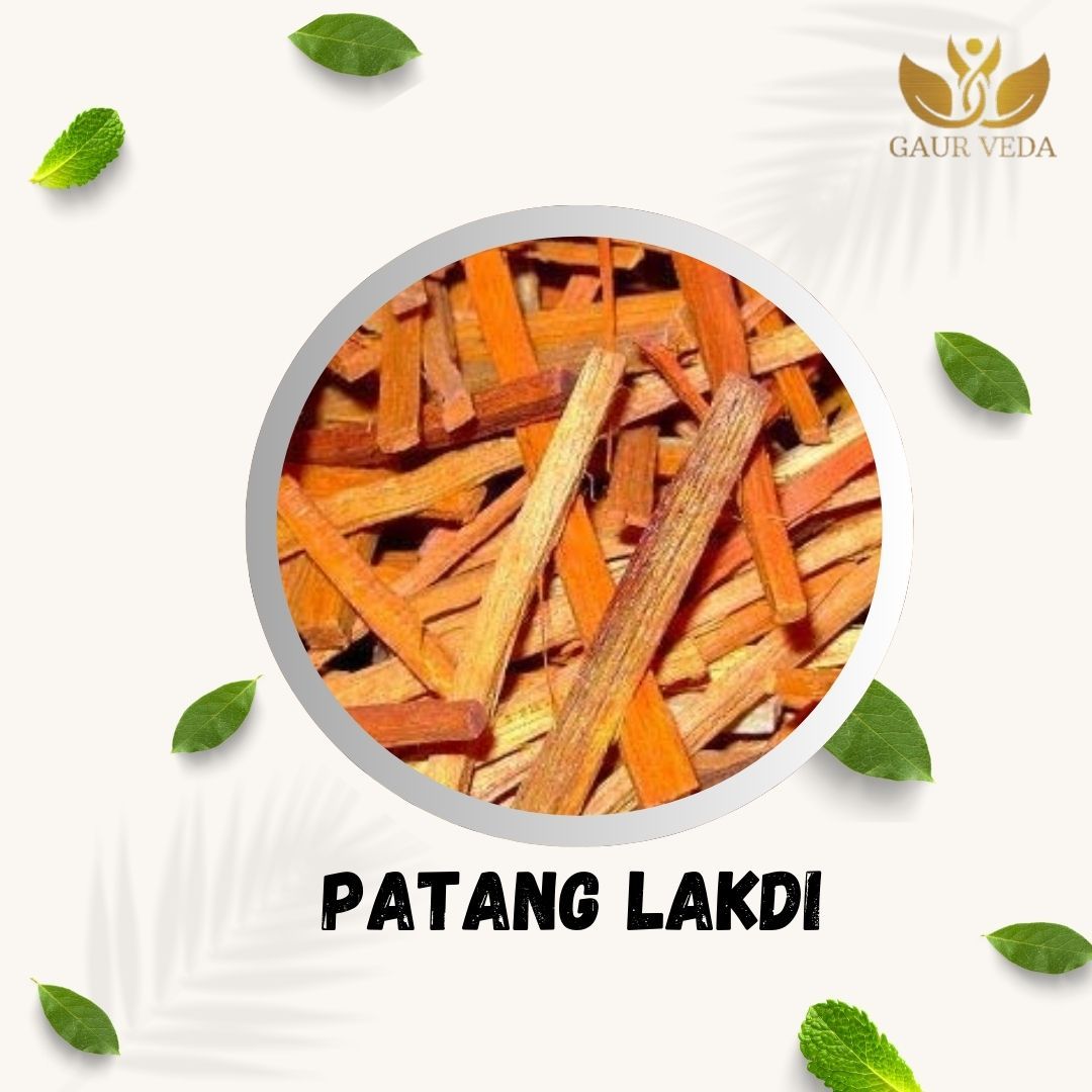 GAURVEDA Patang lakdi 100% Natural & Pure | Traditional Ayurvedic Herb/Seed/Powder | Supports Wellness & Daily Health | Ideal for Herbal Remedies, 100 Grams