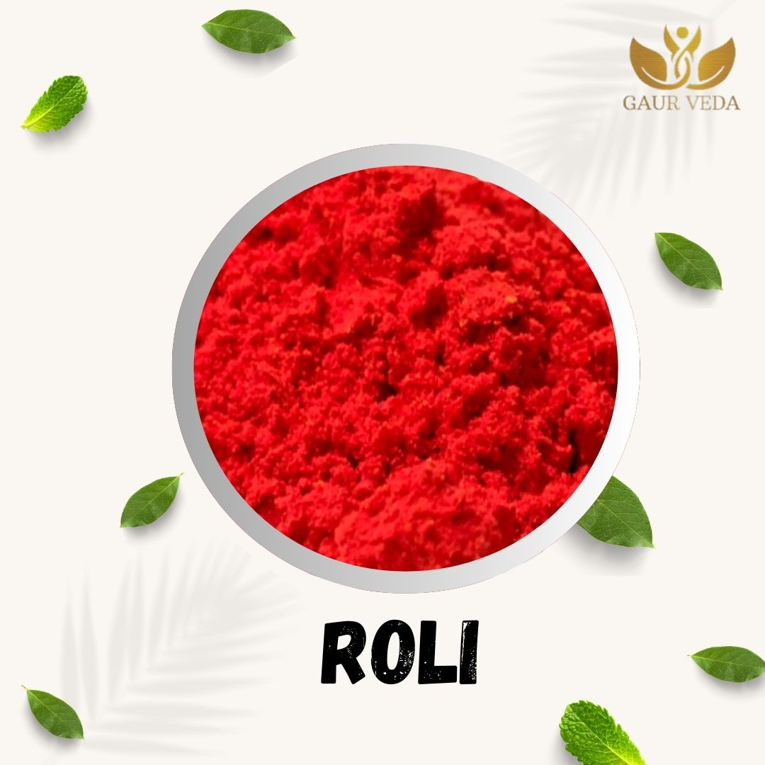 Gaurveda Roli - Pure Haldi Kumkum - Original Puja Roli 200 Gm