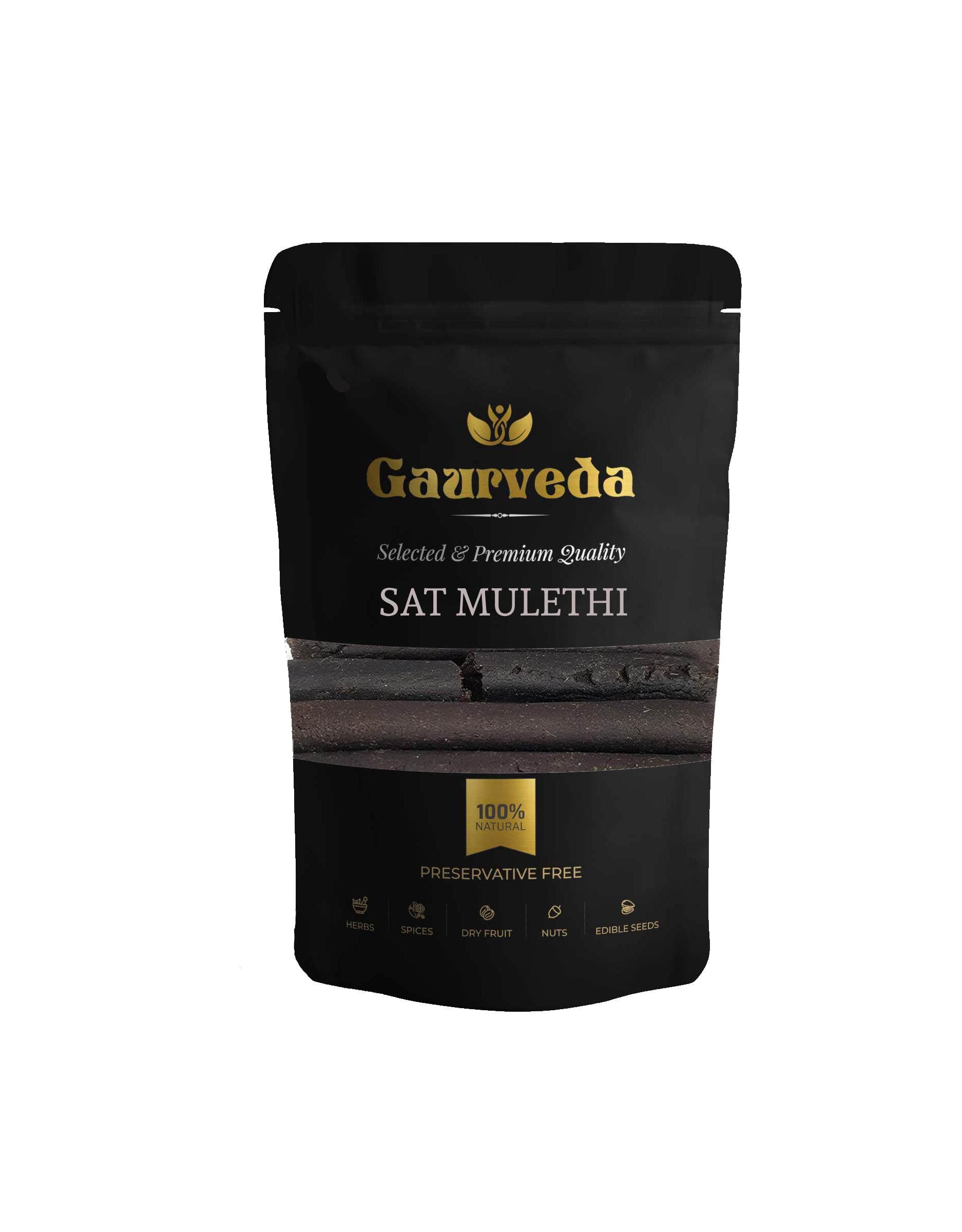GAURVEDA Sat mulethi 100% Natural & Pure | Traditional Ayurvedic Herb/Seed/Powder | Supports Wellness & Daily Health | Ideal for Herbal Remedies, 11 Grams