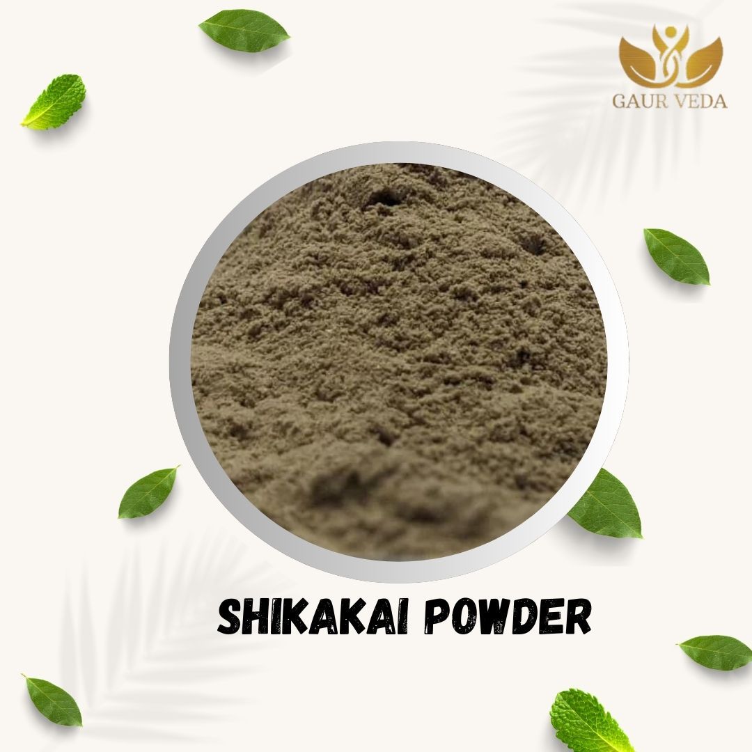 Gaurveda Shikakai Powder - Soap Pod Powder - Acacia Concinna Pdr. - Pure & Natural (250)