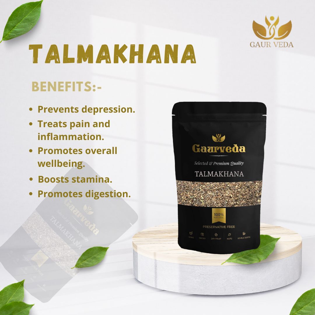 GAURVEDA Talmakhana Seeds - Healthy & Nutritious Lotus Seeds | Phool Makhana | Gluten-Free Snack | Rich in Calcium & Protein (100g) | 100 Grams