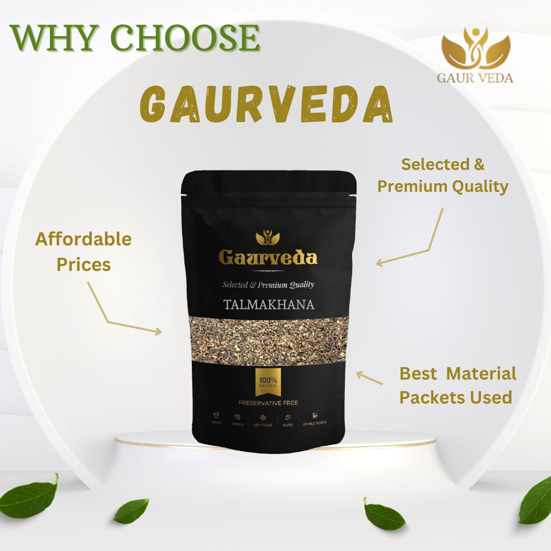 GAURVEDA Talmakhana Seeds - Healthy & Nutritious Lotus Seeds | Phool Makhana | Gluten-Free Snack | Rich in Calcium & Protein (100g) | 100 Grams