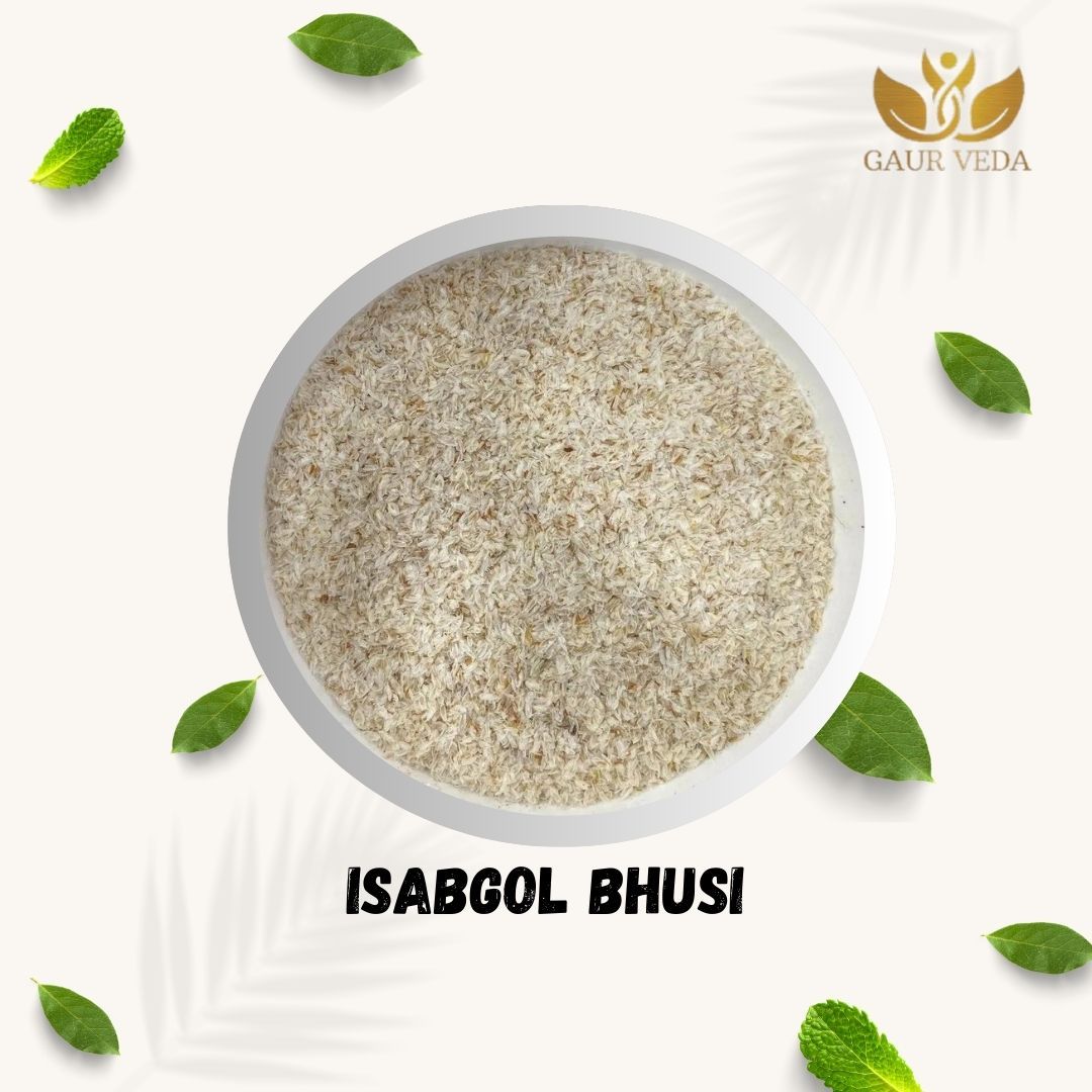 GAURVEDA Isabgol Bhusi - Psyllium Husk - Selected - A+ Quality (100 Grams)