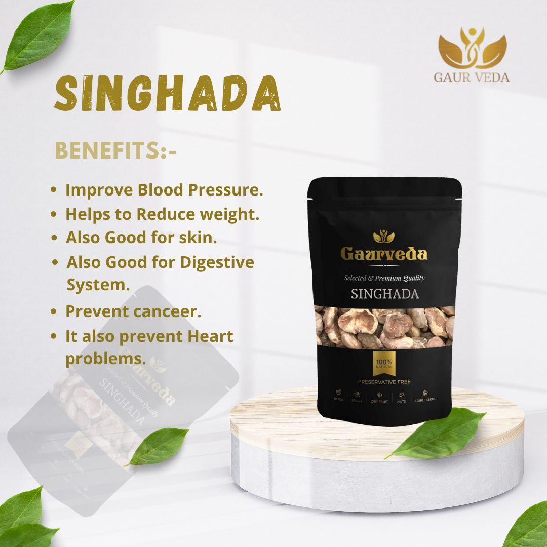GAURVEDA Singada 100% Natural & Pure | Traditional Ayurvedic Herb/Seed/Powder | Supports Wellness & Daily Health | Ideal for Herbal Remedies, 100 Grams