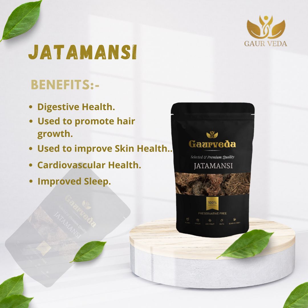 Gaurveda Rosemary and Jatamansi Root Combo, 100 Grams Each, Improves Hair Health, Pure & Natural
