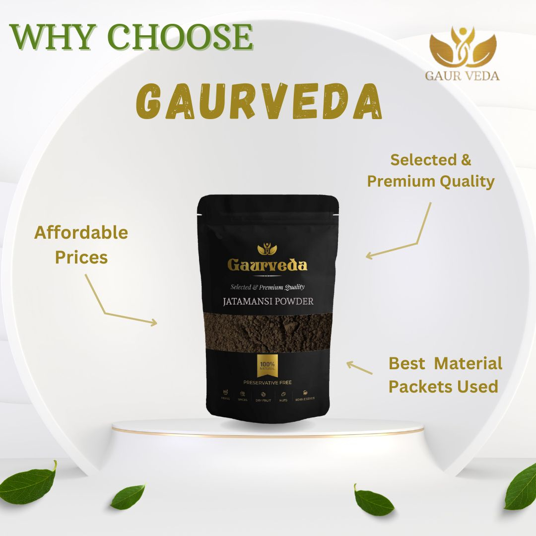 GAURVEDA Baalchad Powder - Jatamansi Roots Powder (250 Grams)