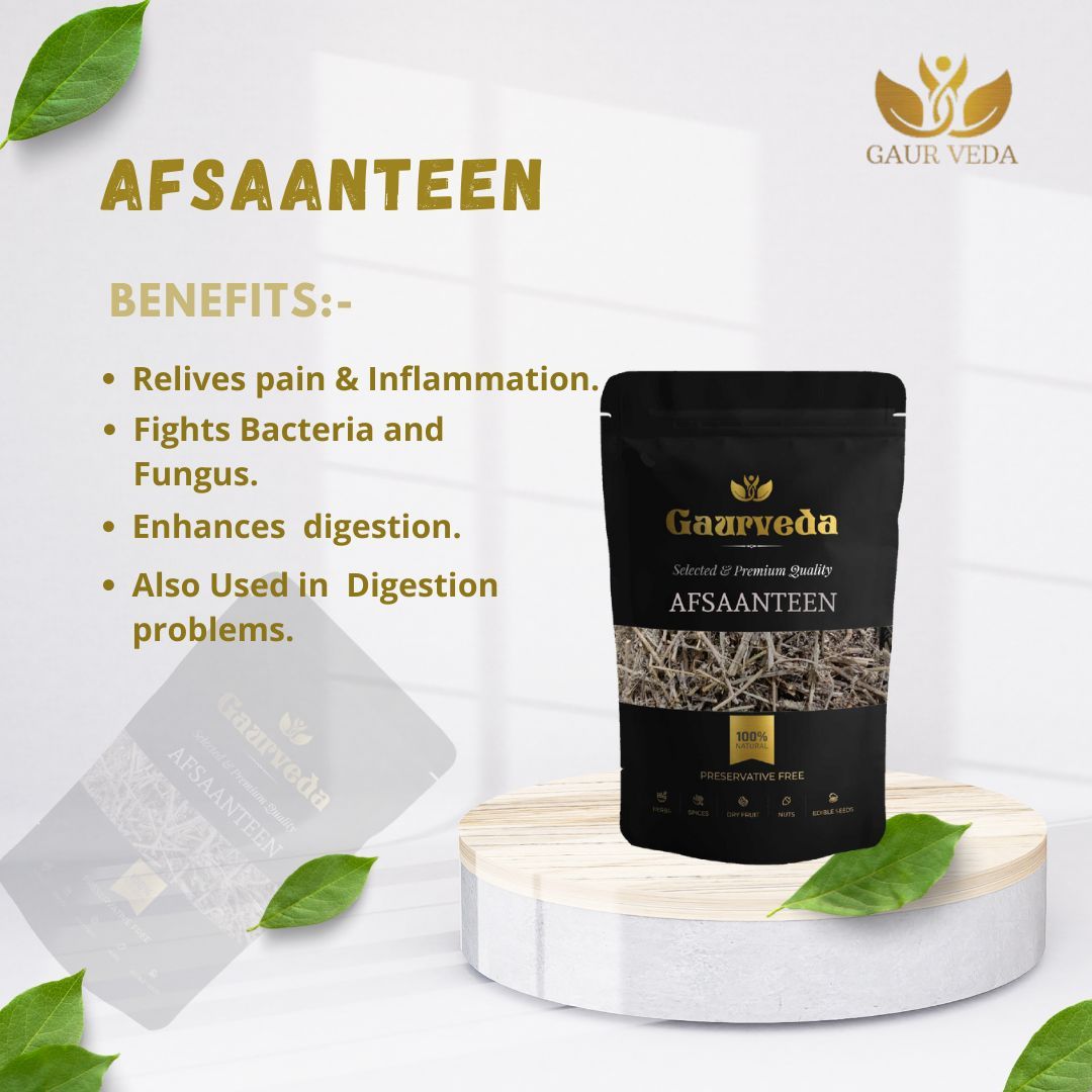 GAURVEDA Afsanteen 100% Natural & Pure | Traditional Ayurvedic Herb/Seed/Powder | Supports Wellness & Daily Health | Ideal for Herbal Remedies, 100 Grams