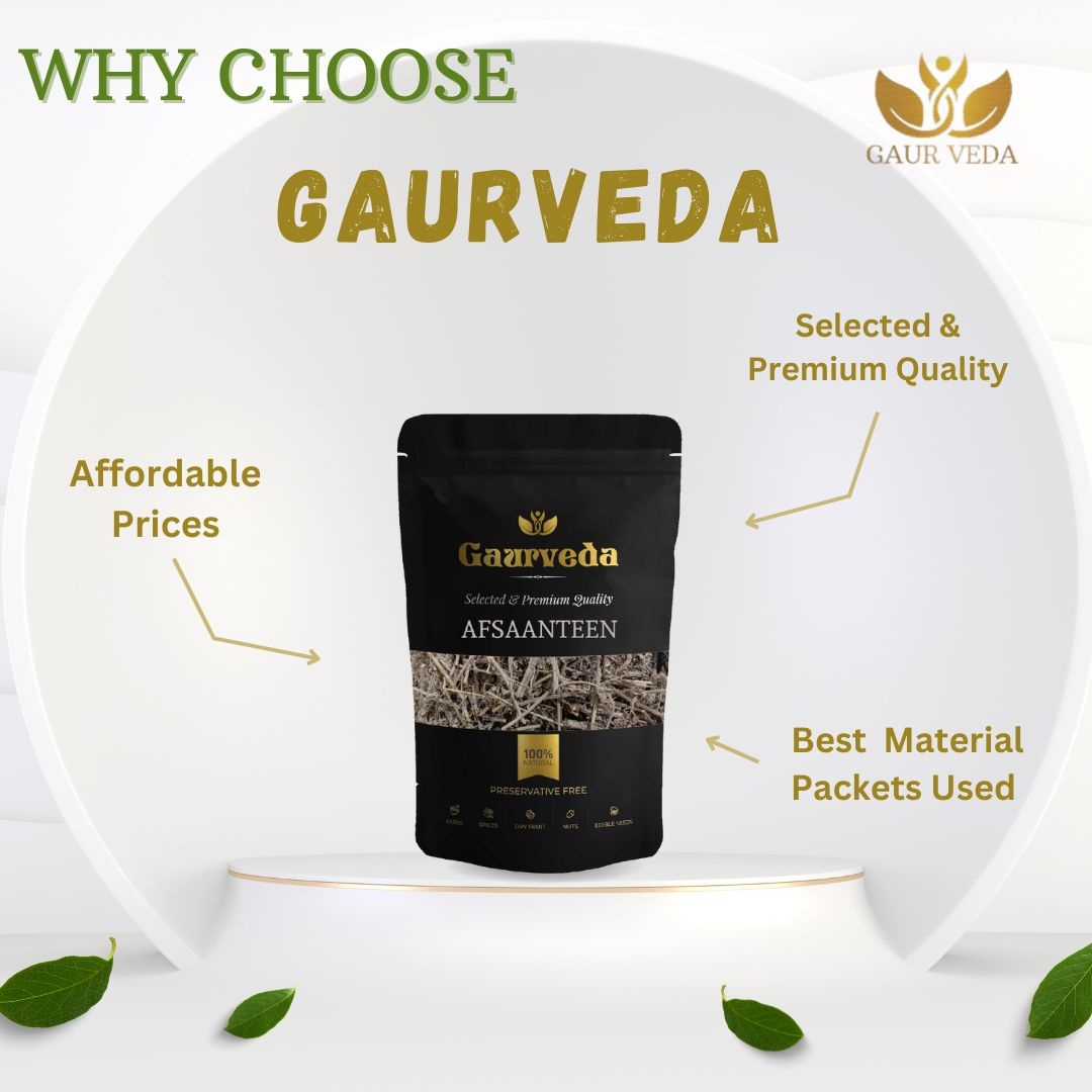 GAURVEDA Afsanteen 100% Natural & Pure | Traditional Ayurvedic Herb/Seed/Powder | Supports Wellness & Daily Health | Ideal for Herbal Remedies, 100 Grams
