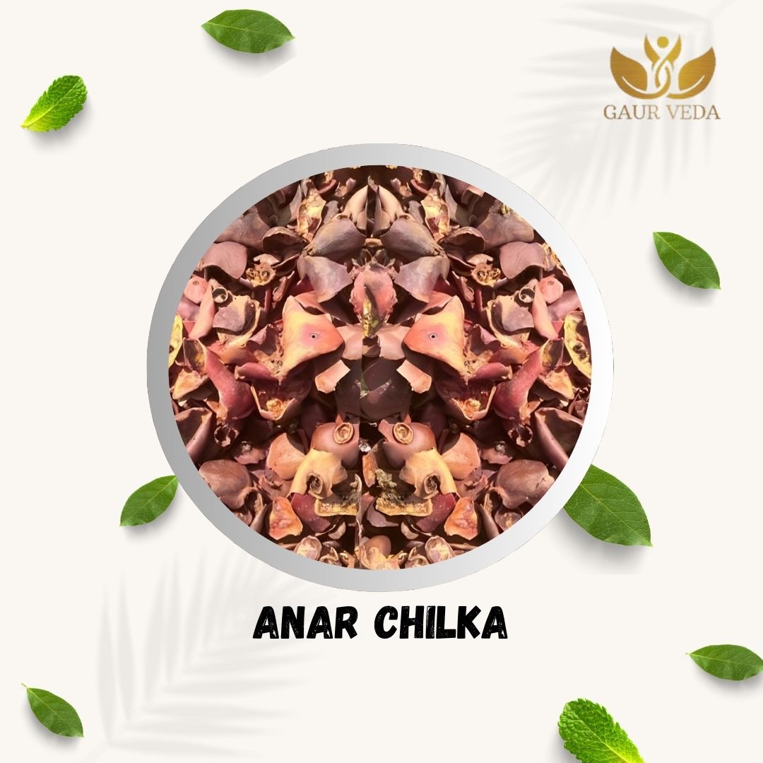 GAURVEDA Anar chilka 100% Natural & Pure | Traditional Ayurvedic Herb/Seed/Powder | Supports Wellness & Daily Health | Ideal for Herbal Remedies, 100 Grams
