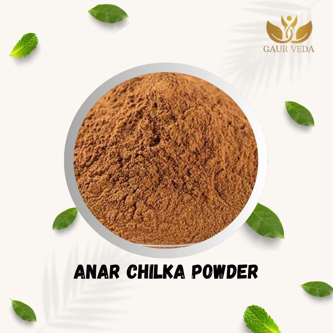 GAURVEDA Anar chilka Powder 100% Natural & Pure | Traditional Ayurvedic Herb/Seed/Powder | Supports Wellness & Daily Health | Ideal for Herbal Remedies, 100 Grams