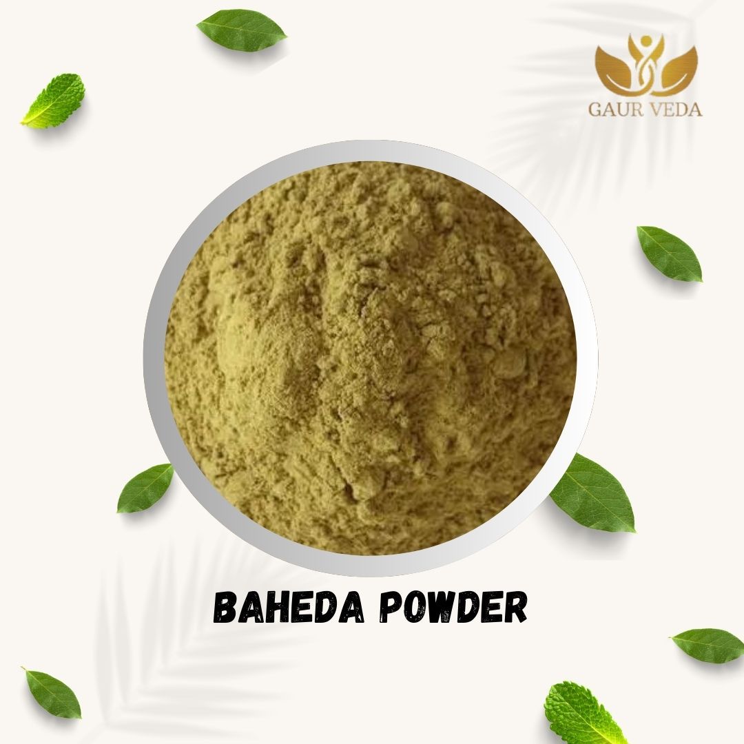 GAURVEDA Bahera Powder - Baheda Powder - Terminalia Bellirica Pdr. - Pure & Natural (100)