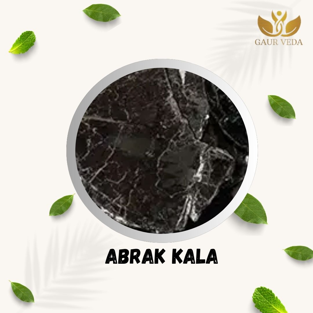 GAURVEDA Abhrak - Kala Bajra - Black Mica - Kala Abhrak - Pure & Natural (1000)