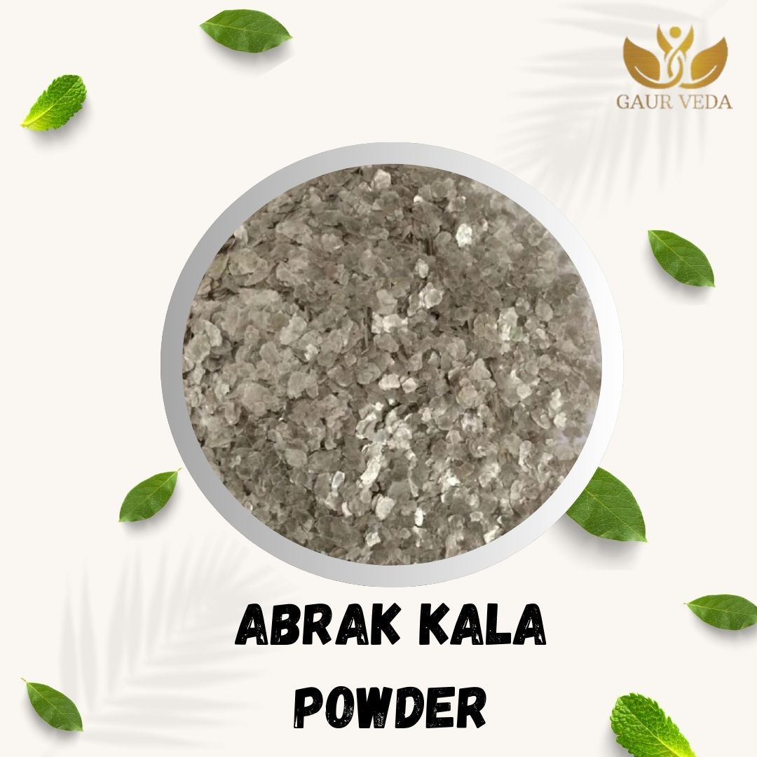 GAURVEDA Abrak Kala Powder 100% Natural & Pure | Traditional Ayurvedic Herb/Seed/Powder | Supports Wellness & Daily Health | Ideal for Herbal Remedies, 1000 Grams