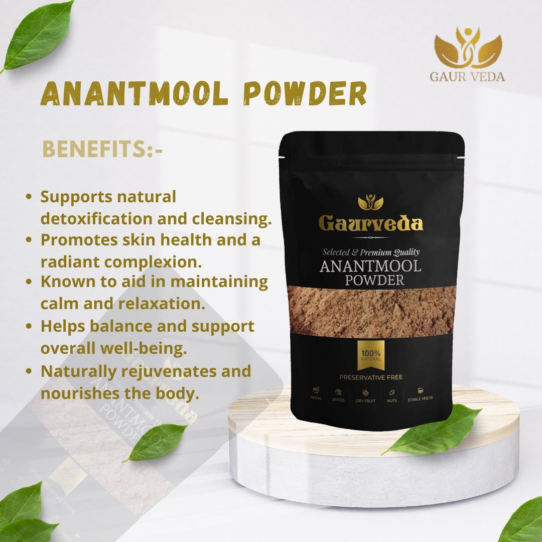 GAURVEDA Anantmool Powder 100% Natural & Pure | Traditional Ayurvedic Herb/Seed/Powder | Supports Wellness & Daily Health | Ideal for Herbal Remedies, 100 Grams