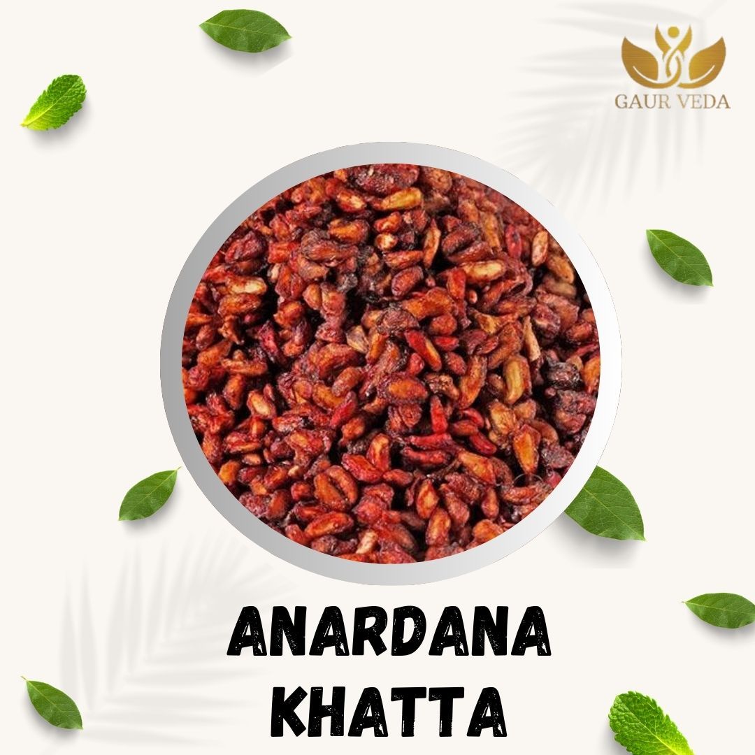 GAURVEDA Anardana Khatta: Tangy Pomegranate Seeds for Cooking, Snacking, & Digestive Health | Natural Sun-Dried Flavorful Spice (????? ????????) | 100 Grams