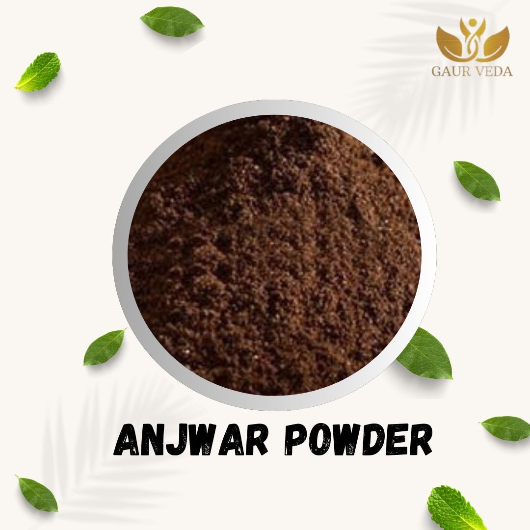 GAURVEDA Anjwar Powder | Alhagi Maurorum Powder | Camel Thorn Powder | Herbal Raw Material for, Herbal Decoctions and Formulations | Dried Botanical Churna (100 Grams)