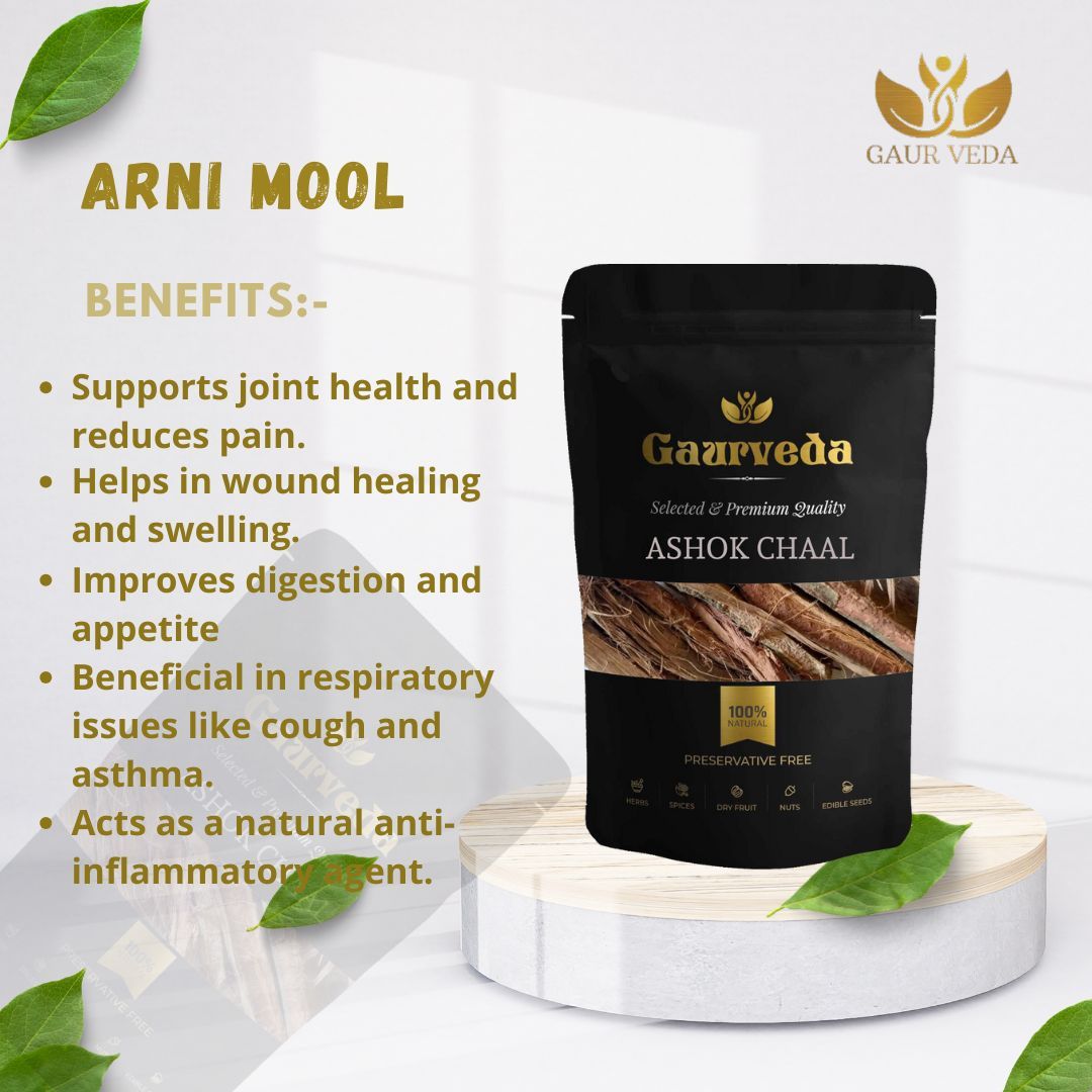 GAURVEDA Ashok chaal 100% Natural & Pure | Traditional Ayurvedic Herb/Seed/Powder | Supports Wellness & Daily Health | Ideal for Herbal Remedies, 100 Grams