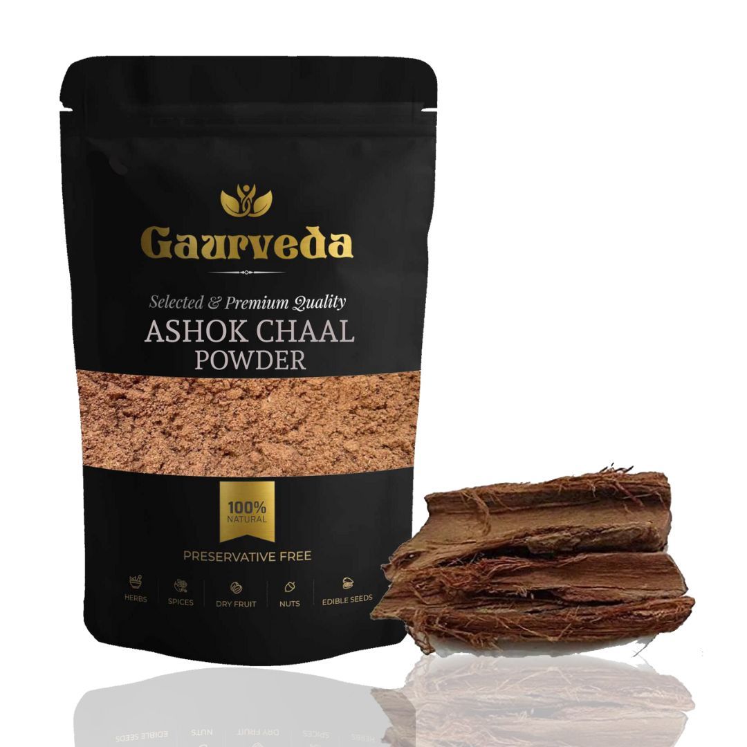 GAURVEDA Ashok chaal Powder 100% Natural & Pure | Traditional Ayurvedic Herb/Seed/Powder | Supports Wellness & Daily Health | Ideal for Herbal Remedies, 100 Grams