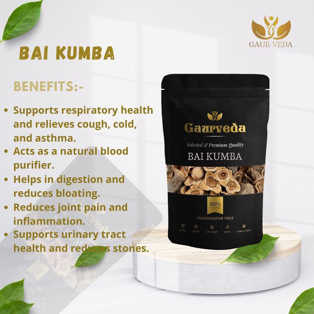 GAURVEDA Bai Kumba Whole Plant | Alternanthera Sessilis | Matsyakshi Herb | Herbal Raw Material for and Herbal Applications | Dried Botanical Ingredient (100 Grams)