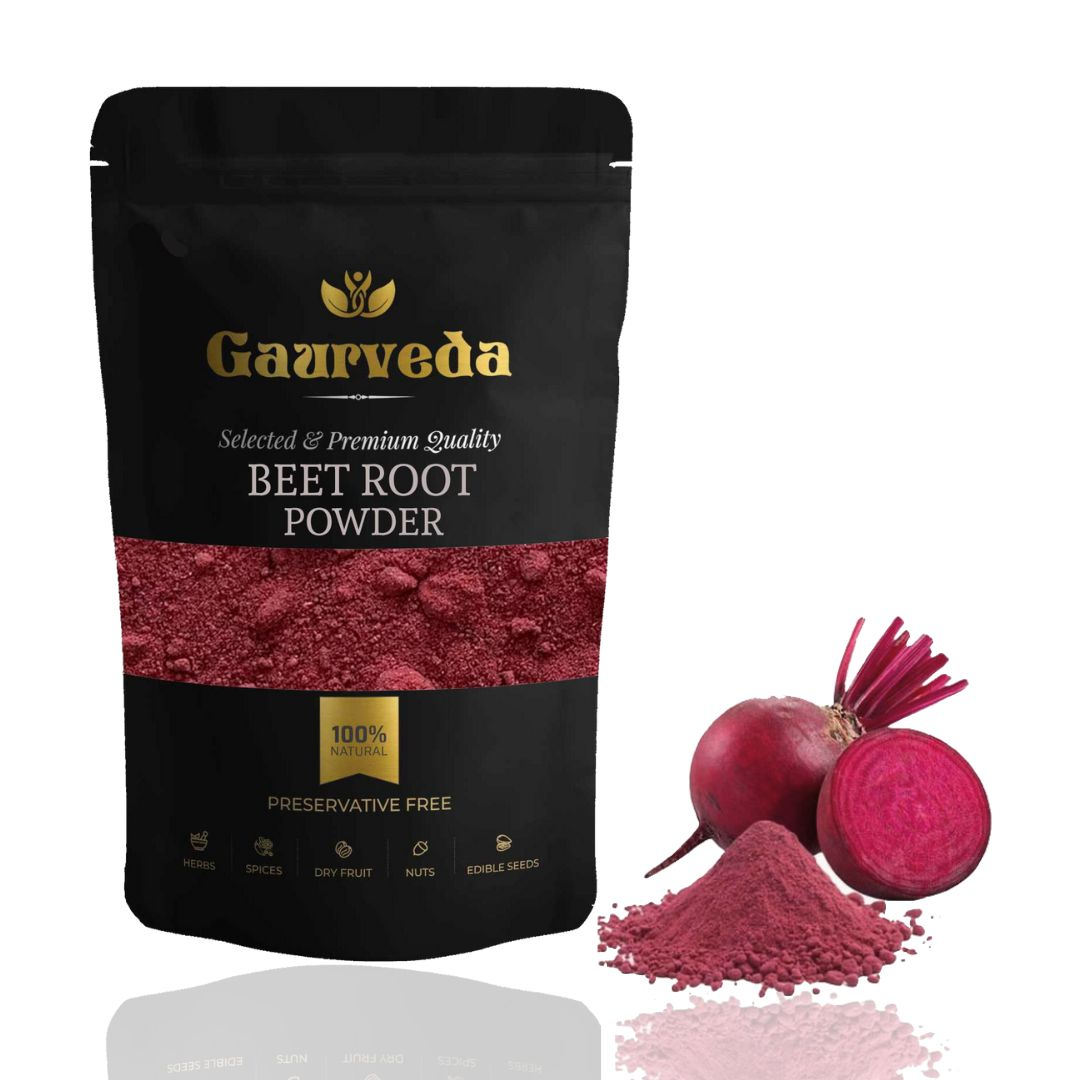 GAURVEDA Natural Organic Beet Root Powder - Beet Root - Pure Beet Root Powder (100 Grams)