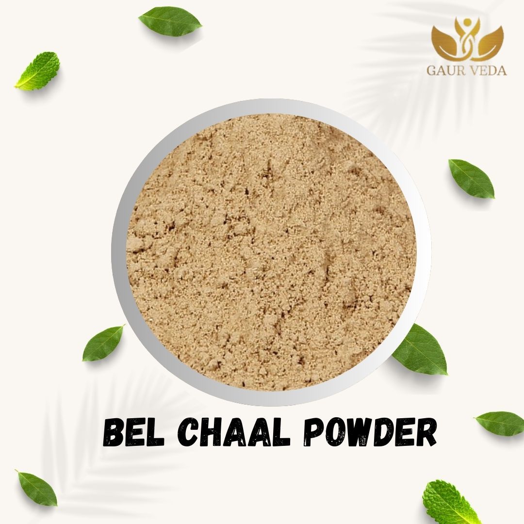 GAURVEDA Bel Chaal Powder | Aegle Marmelos Stem Bark Powder | Bael Bark Churna | Herbal Raw Material for Ayurvedic Formulations, Decoctions and Herbal Preparations | Dried Botanical Powder (100 Grams)