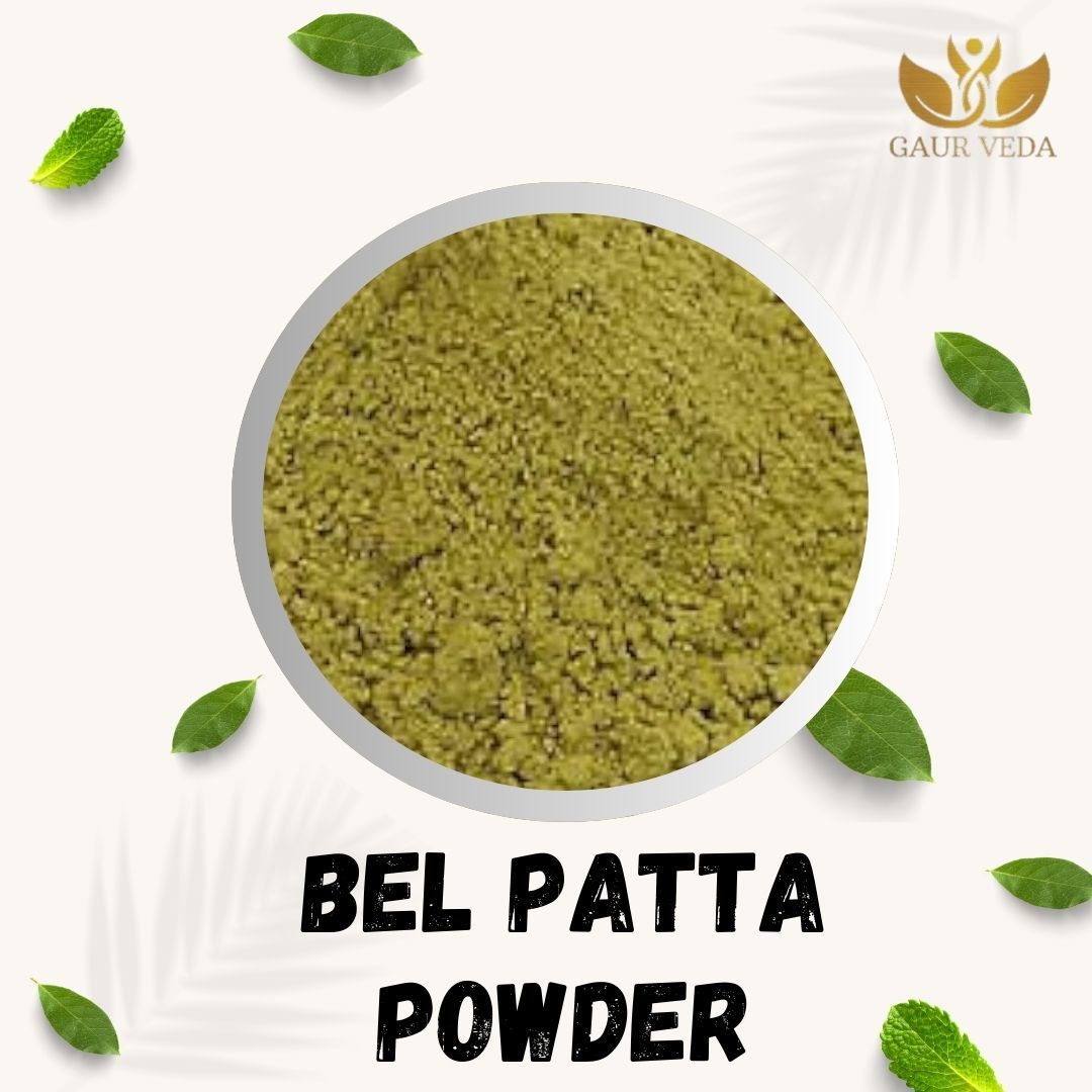 GAURVEDA Bel Patta Powder | Aegle Marmelos Leaf Powder | Bael Patra Churna | Herbal Raw Material for and Herbal Formulations | Dried Botanical Churna (100 Grams)