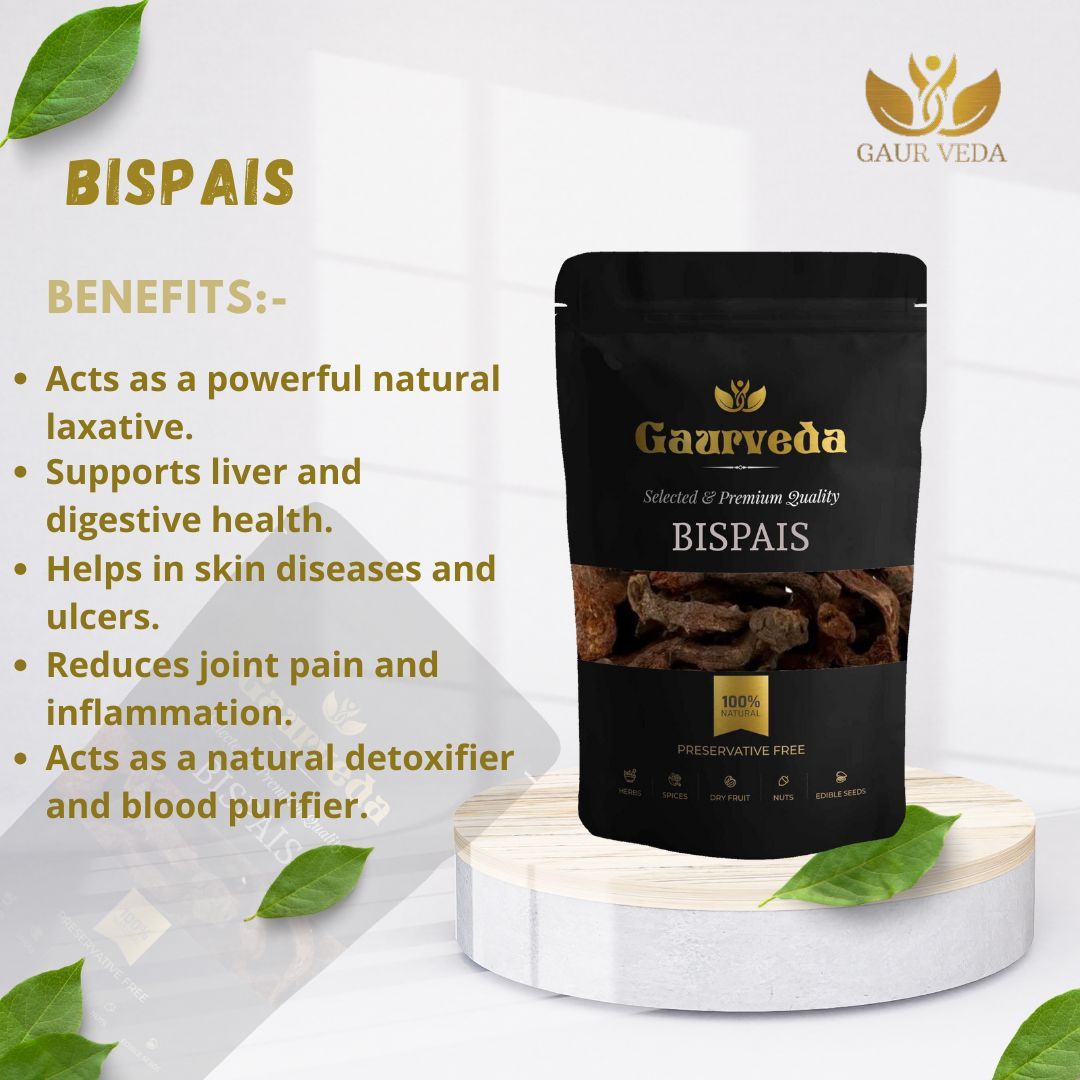 GAURVEDA Bispais 100% Natural & Pure | Traditional Ayurvedic Herb/Seed/Powder | Supports Wellness & Daily Health | Ideal for Herbal Remedies, 100 Grams