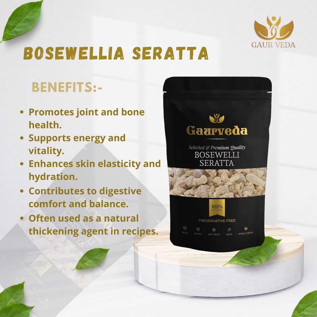 Gaurveda Boswellia Serrata - Shallaki Gum - Gond Kondru (100 Grams)