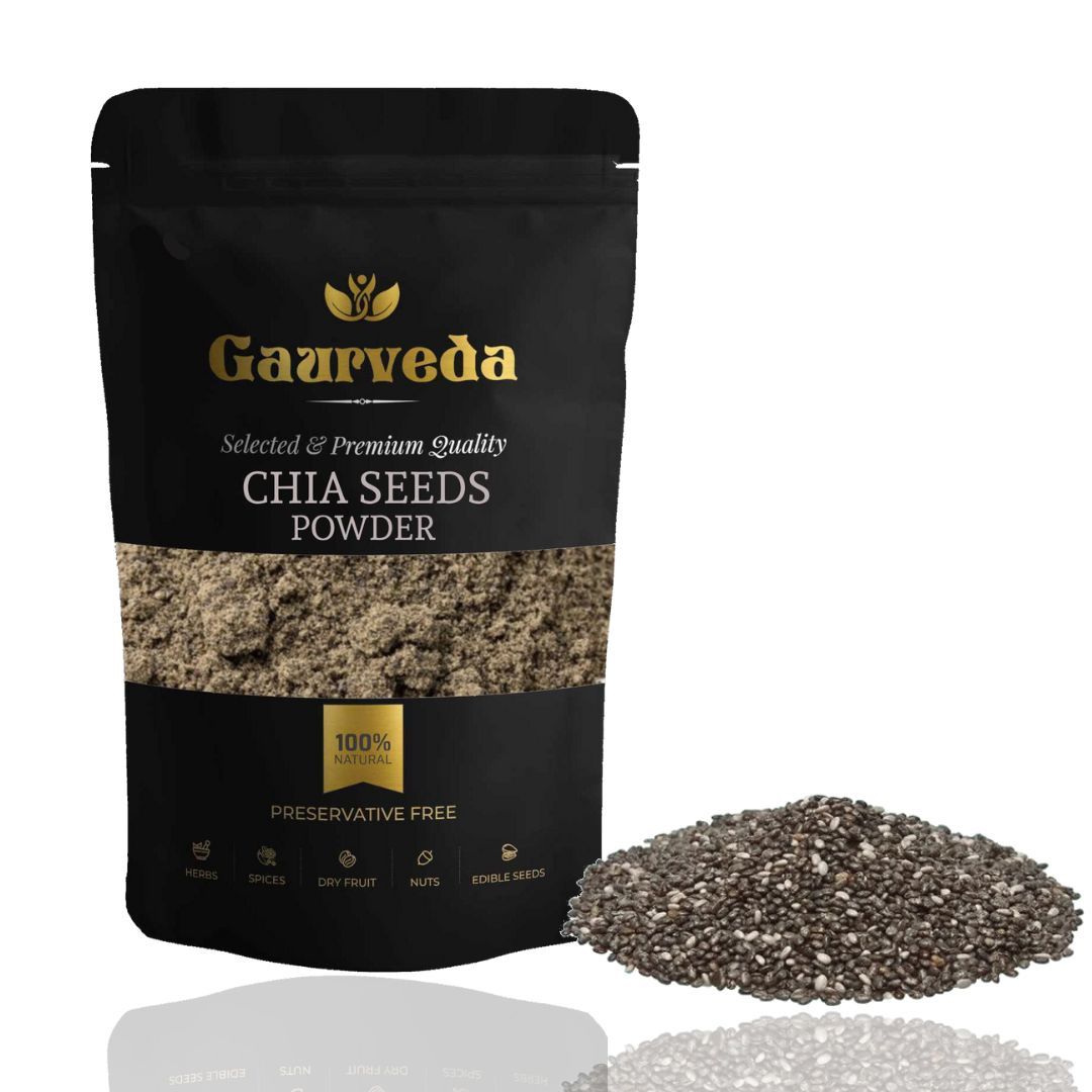 GAURVEDA Chia Seeds Powder (1 Kg., Chia Seeds Powder)