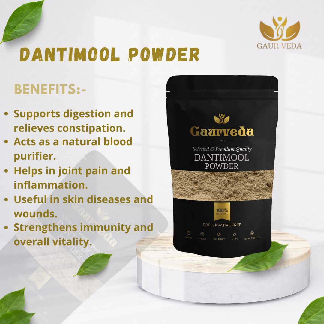 GAURVEDA Danitimool Powder 100% Natural & Pure | Traditional Ayurvedic Herb/Seed/Powder | Supports Wellness & Daily Health | Ideal for Herbal Remedies, 300 Grams