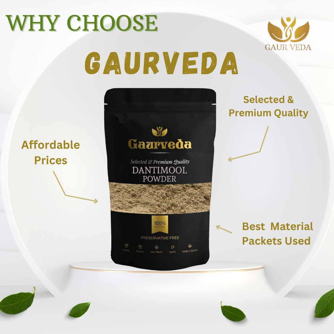 GAURVEDA Danitimool Powder 100% Natural & Pure | Traditional Ayurvedic Herb/Seed/Powder | Supports Wellness & Daily Health | Ideal for Herbal Remedies, 300 Grams
