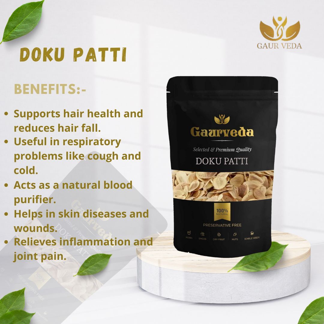 GAURVEDA Doku Patti 100% Natural & Pure | Traditional Ayurvedic Herb/Seed/Powder | Supports Wellness & Daily Health | Ideal for Herbal Remedies, 100 Grams