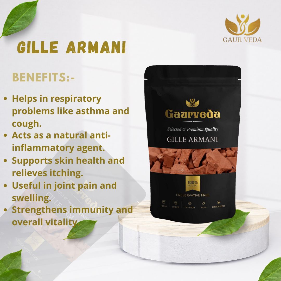 GAURVEDA Gille Armani 100% Natural & Pure | Traditional Ayurvedic Herb/Seed/Powder | Supports Wellness & Daily Health | Ideal for Herbal Remedies, 1000 Grams{4